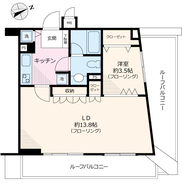 スカーラ文京本郷スカイプラザの間取り