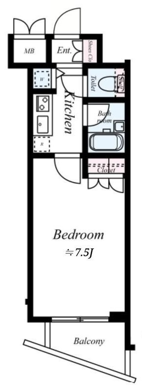 グラーサ東京イーストの間取り|間取りです。