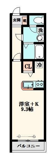 クレフラスト馬橋の間取り|間取りです。