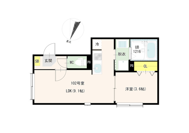 【間取り】 | Hana House 小岩