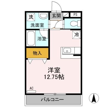 Fontaine栗田の間取り
