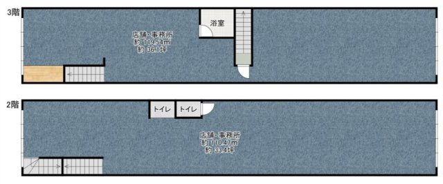 磯路２丁目貸店舗・事務所の間取り