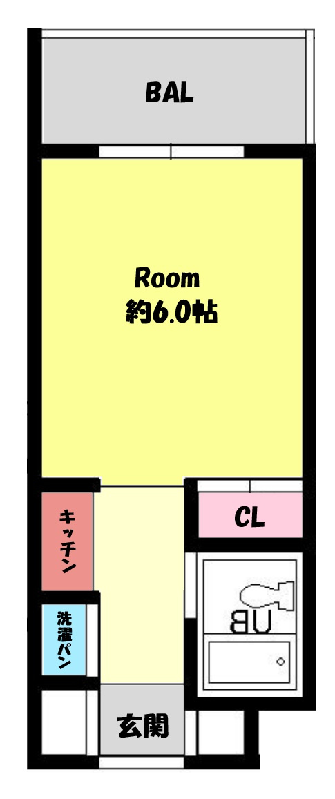 ダイドーメゾン三宮東の間取り