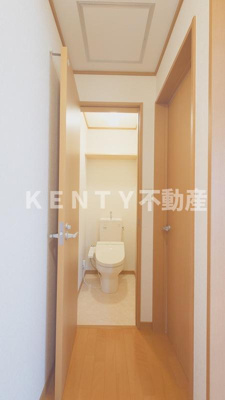【トイレ】 | コーポ萩原 | 清潔感のあるトイレです