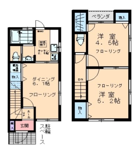 【間取り】 | コーポ萩原