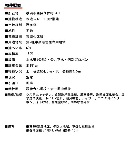 ★仲介手数料無料★ 横浜市西区久保町　再生住宅|仲介手数料無料！お問合せ下さい/080-7058-7312 