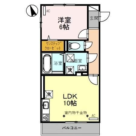 Ｃｏｃｏ上米島の間取り