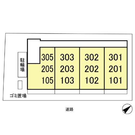 シトラスコートの区画図