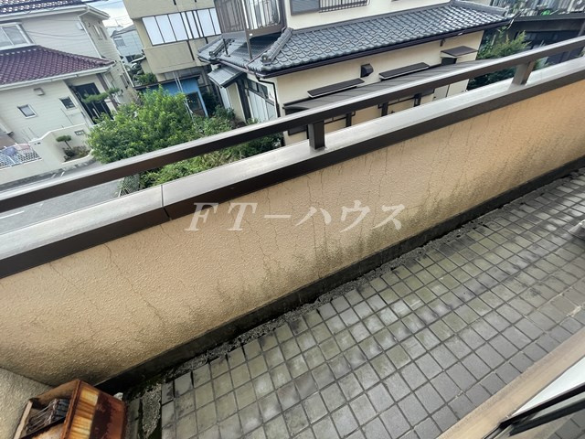 穂高ハイムのバルコニー