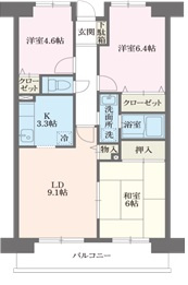 コンフォート津田沼弐番館の間取り