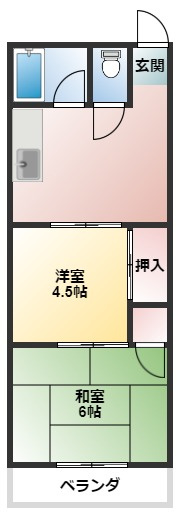 コーポ津田沼の間取り