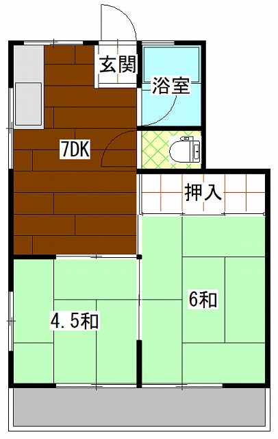 ハイツヤマダの間取り