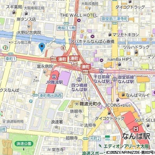 アーバンフラッツ湊町の地図