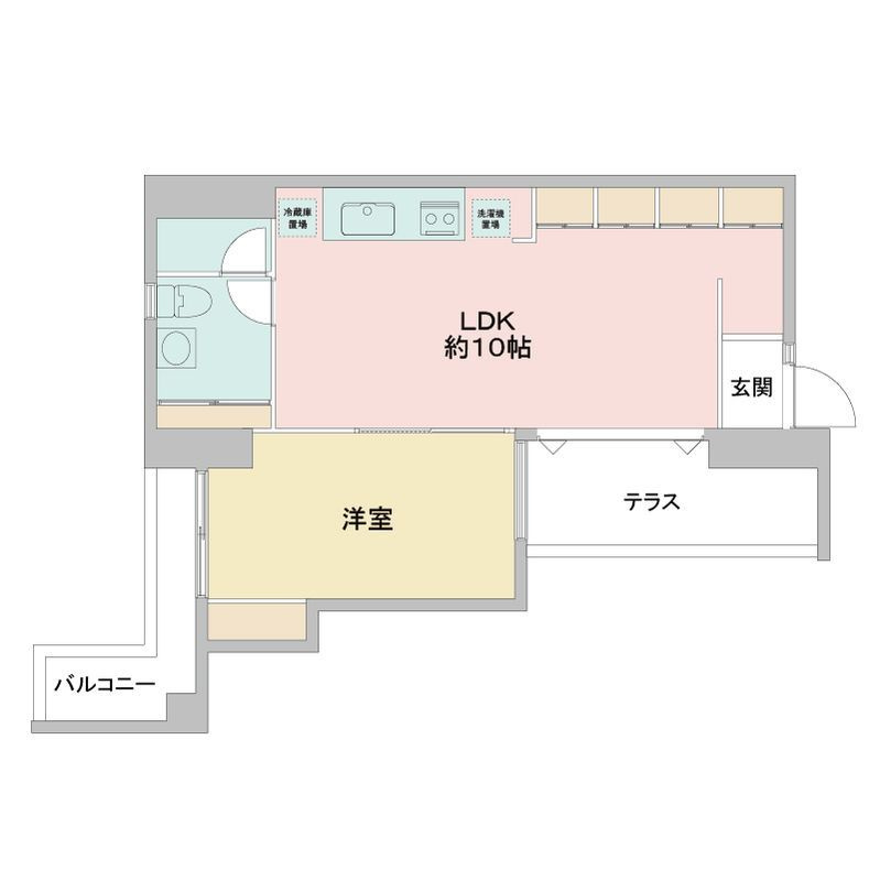 アーバンフラッツ湊町の間取り