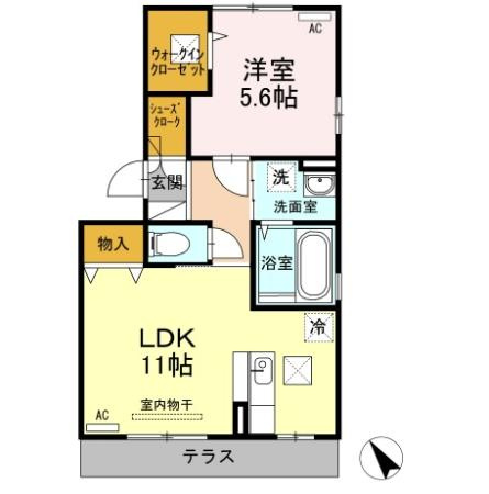 ハウスひまわりの間取り