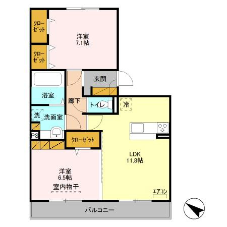 ティアレスⅡの間取り