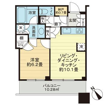 【間取り】 | ル・サンク大崎シティタワー