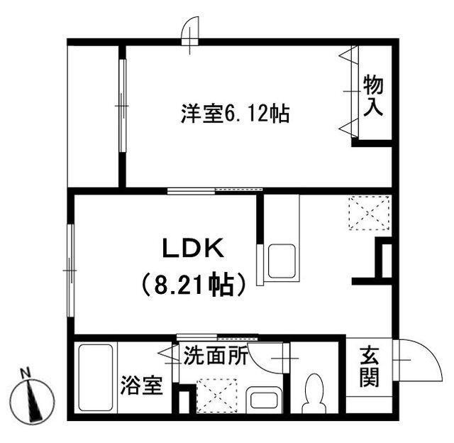 フェザーハイツの間取り