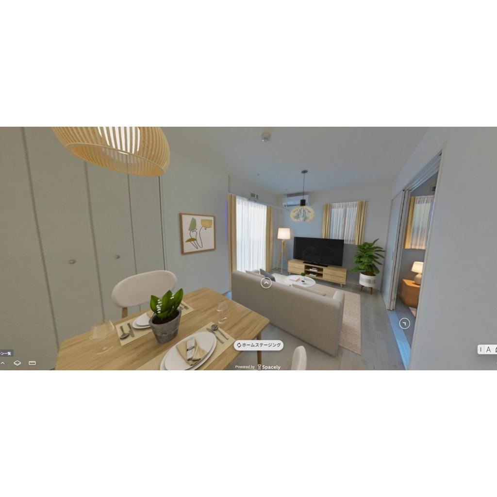 Lumino Foresta|家具配置イメージ（ＶＲ）※103号室のスペースリー登録分