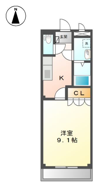 グランドパレス堀越の間取り