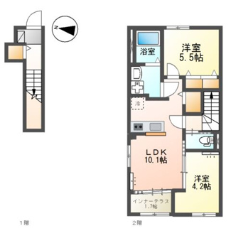 【間取り】 | 三里塚　アパートⅢ期新築工事