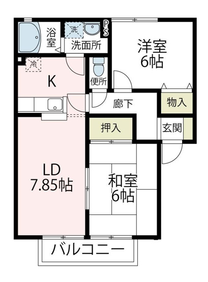 【間取り】 | ウィンディア弐番館