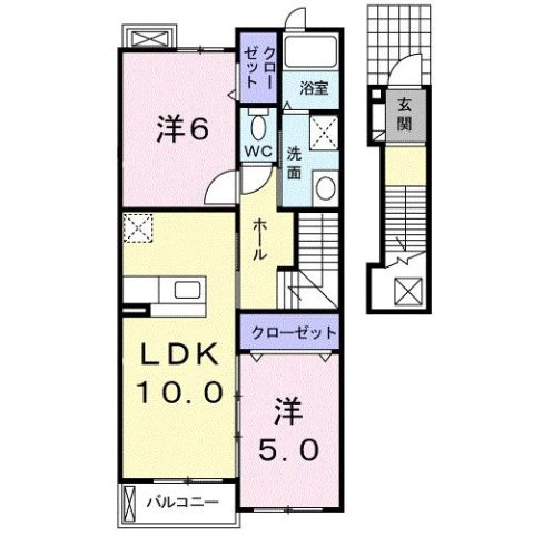 【間取り】 | ポポラーレⅡ