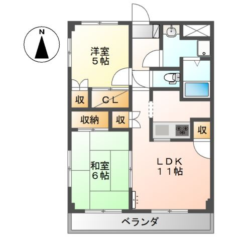 【間取り】 | ピュア海老名