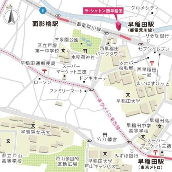 【地図】 | ラ・シャトン西早稲田