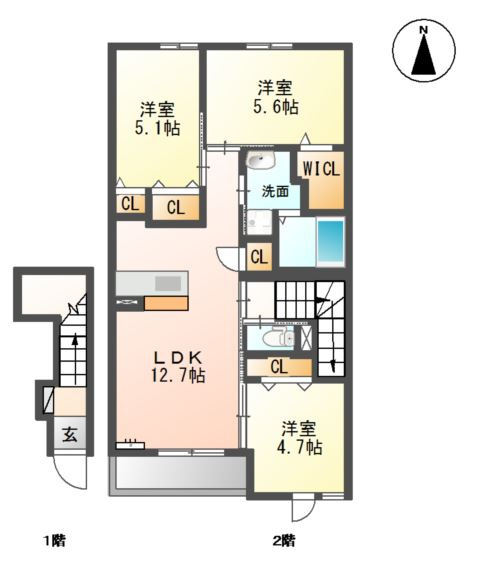 レガシィＡの間取り