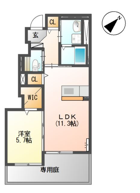 ソラーレ梅満の間取り
