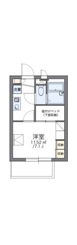レオパレス天満の間取り