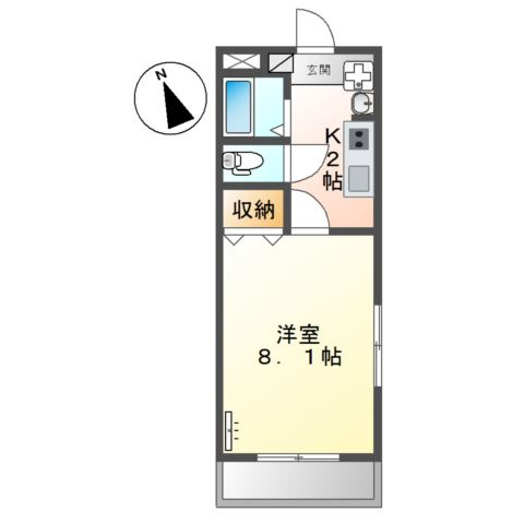 コンフォールメゾンⅡの間取り