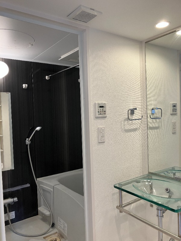 新宿区舟町の賃貸マンションの洗面所