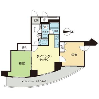 ライオンズステーションプラザ琴似の間取り