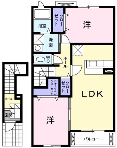 ラルジュの間取り