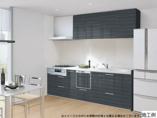 座間市座間１丁目新築戸建て　2期8号棟のキッチン|キッチンでお料理をお楽しみください