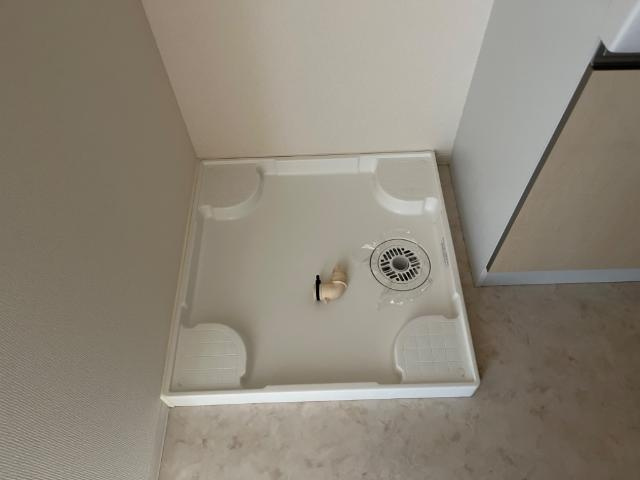 三里塚　アパートⅢ期新築工事のその他|洗濯機置場（イメージ）
