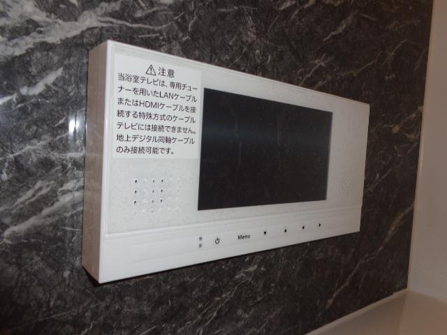 三里塚　アパートⅢ期新築工事の浴室|浴室ＴＶ（イメージ）