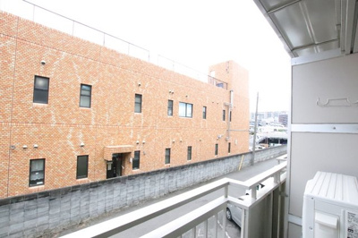 バルコニーからの景色です。