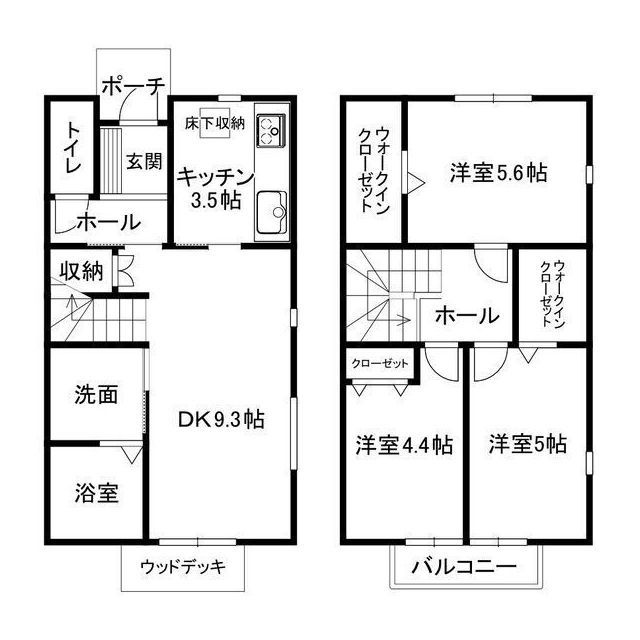 Guardian　B棟の間取り
