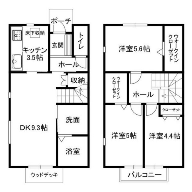 Guardian　B棟の間取り