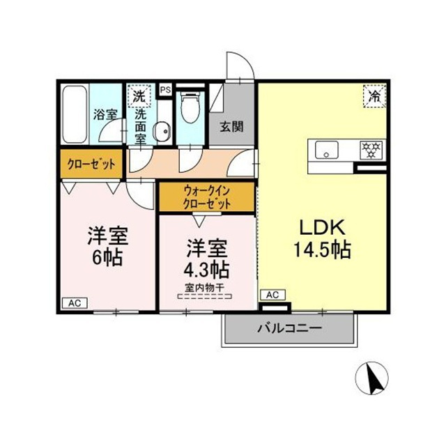 TORISIA加納南陽の間取り