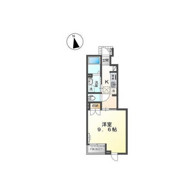 岐阜市領下１丁目のアパートの間取り