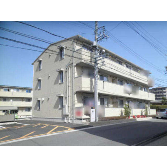 各務原市鵜沼三ツ池町５丁目のアパートの外観