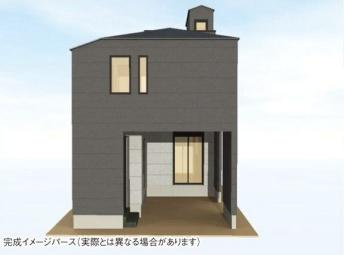横浜市保土ケ谷区宮田町２丁目の新築一戸建の完成予想図|外観のイメージパースです。
お洒落な外観で完成が楽しみです。