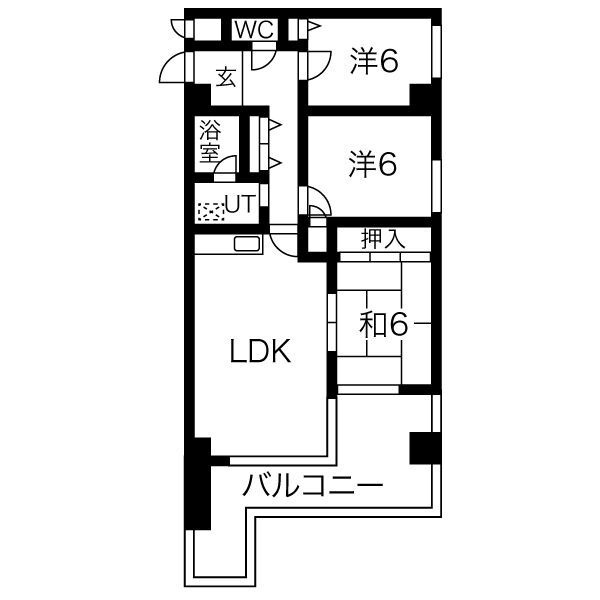 アーバンハイム守口の間取り
