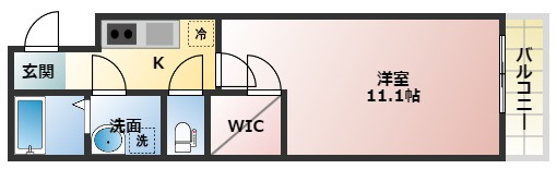 フジパレス摂津正雀ノースの間取り