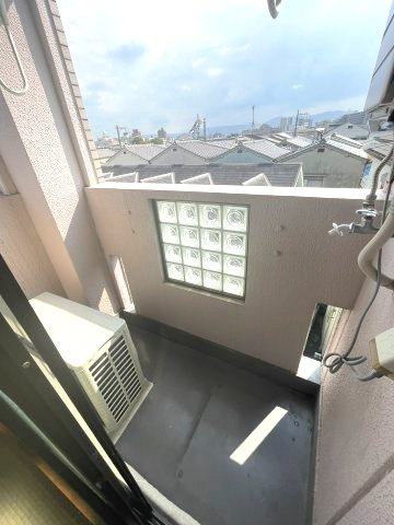 プレアール古川橋Ⅱのバルコニー