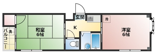 プレアール古川橋Ⅱの間取り